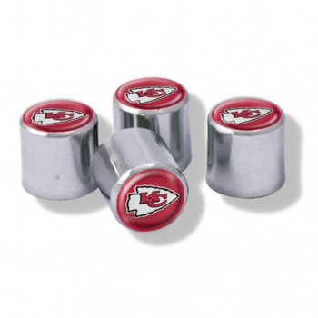 Kansas City Chiefs Valve Stem Caps