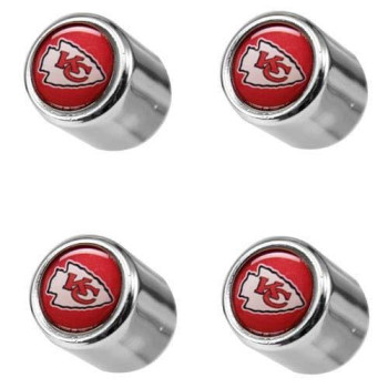 Kansas City Chiefs Valve Stem Caps