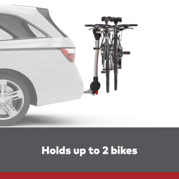 Yakima Ridgeback Tilt Away Hitch Bike Rack Carries Up To 2 Bikes Fits 125 And 2 Inch Hitch Receiver For Cars Suvs And Trucks