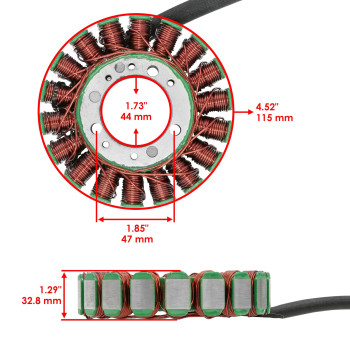 Caltric Stator Compatible With Triumph Daytona 675 2006 2007 2008 2009 2010 20112013 Magneto Stator