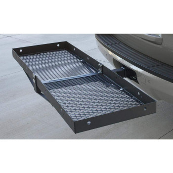 Cargoloc 32501 Hitch Mount 60 X 195 Cargo Carrier Foldup 500 Lbs Black