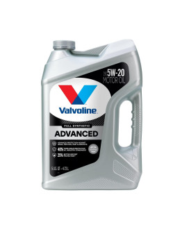 Valvoline Advanced Full Synthetic Sae 5W20 Motor Oil 5 Qt