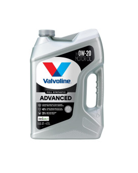 Valvoline Advanced Full Synthetic Sae 0W20 Motor Oil 5 Qt