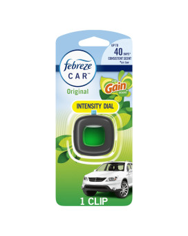 Febreze Car Air Freshener Vent Clip With Gain Scent Original 1 Count