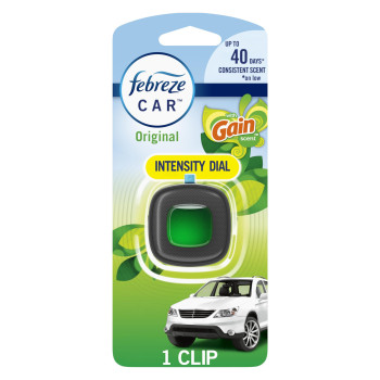 Febreze Car Air Freshener Vent Clip With Gain Scent Original 1 Count