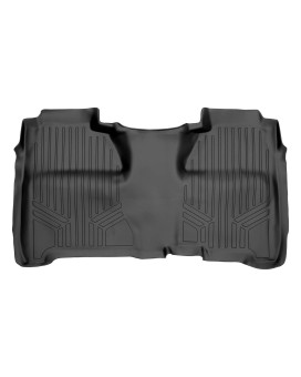 Maxliner Floor Mats 2Nd Row Liner Black For Crew Cab 20142018 Silveradosierra 150020152019 25003500 Hd