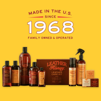 Leather Honey Leather Cleaner Nontoxic Leather Care Made In The Usa Since 1968 Deep Cleans Leather Faux Vinyl Couches C