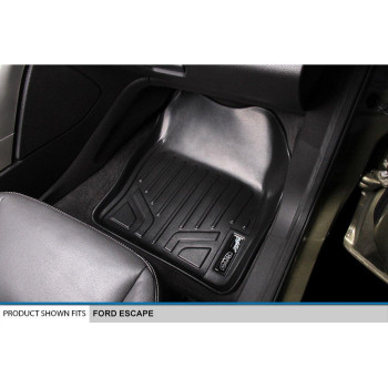 Maxliner Floor Mats 2 Rows And Cargo Liner Set Black For 20132019 Ford Escape