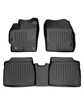 Maxliner Floor Mats 2 Row Liner Set Black For 20122015 Toyota Prius No Prius V Or C Models