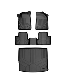 Maxliner Custom Fit Floor Mats And Cargo Liner Set Black Compatible With 20142022 Jeep Cherokee All Models