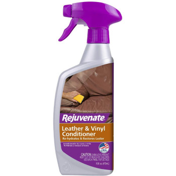 Rejuvenate High Performance Leather Vinyl Conditioner Perfect For Auto Furniture Shoes Bags Coats And More Rehydrate Restore A