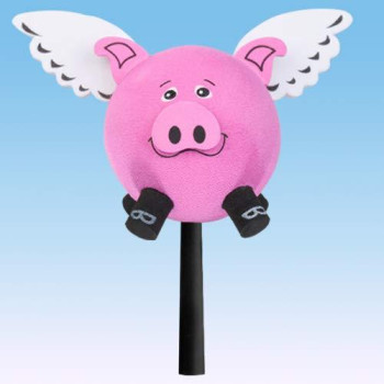 Tenna Tops Flying Pig Car Antenna Topperauto Mirror Danglerdashboard Buddy Fits Fat Stubby Antenna