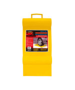 Focus Auto Rubber Garage Parking Mat 27 Inches Yellow