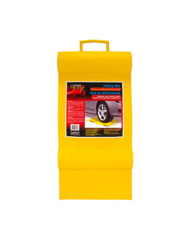 Focus Auto Rubber Garage Parking Mat 27 Inches Yellow