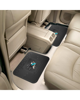 Nhl San Jose Sharks Back Seat Car Mats 2 Piece Set