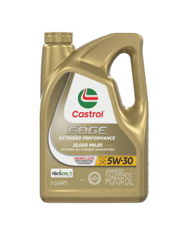 Castrol Edge Extended Performance 5W30 Advanced Full Synthetic Motor Oil 5 Quart