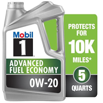 Mobil 1 Advanced Fuel Economy Full Synthetic Motor Oil 0W20 5 Quart