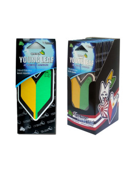 Wakaba Young Leaf Ylbs95 Japan Tree Frog Squash Scents Jdm Air Freshener Black 1 Box 24 Piece