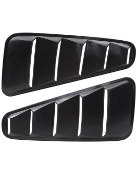 Ikon Motorsports Window Louver Compatible With 20102014 Ford Mustang Pp Rearside Window Scoop Cover Sun Shade 2011 2012 2013