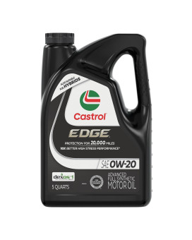 Castrol Edge 0W20 Advanced Full Synthetic Motor Oil 5 Quarts