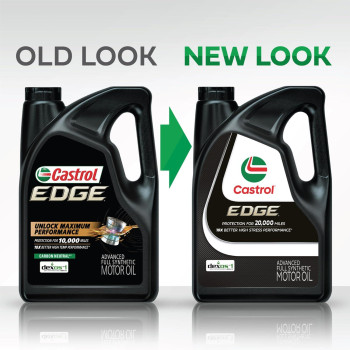 Castrol Edge 0W20 Advanced Full Synthetic Motor Oil 5 Quarts