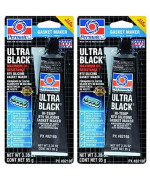 Permatex 82180 Ultra Black Maximum Oil Resistance Rtv Silicone Gasket Maker 335 Oz Tube 2 Pack