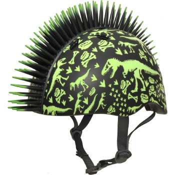 Raskullz Trex Bonez Mohawk Helmet 3 4852Cm Blackindigo