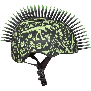 Raskullz Trex Bonez Mohawk Helmet 3 4852Cm Blackindigo