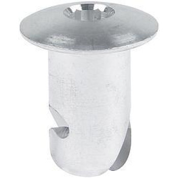 Allstar Performance ALL19172 0.44 x 0.5 in. Oval Allen Head Aluminum Button Fasteners - Pack of 10