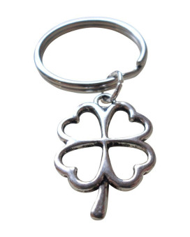 Jewelryeveryday Four Leaf Clover Keychain Lucky To Have You Couples Keychain