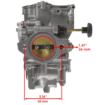 Caltric Carburetor Compatible With Yamaha Warrior 350 Yfm350 Yfm350 19992004