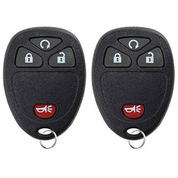 Keylessoption Keyless Entry Remote Control Car Key Fob Replacement For 15913421 Pack Of 2