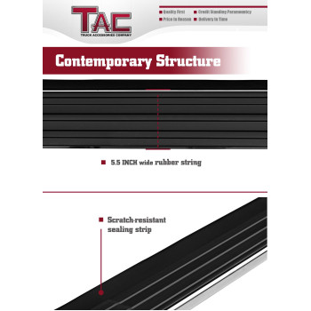 Tac Running Boards Fit 20072017 Chevy Traverse Exclude Denali 20072016 Gmc Acadia Excluding Denali 20072010 Saturn Ou