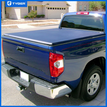 Tyger Auto T3 Soft Trifold Truck Bed Tonneau Cover Compatible With 20072013 Toyota Tundra Fleetside 55 Bed 66 Tgbc3