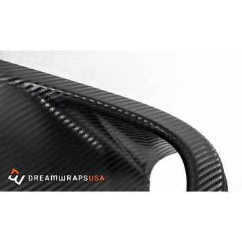 Vvivid Xpo Black Carbon Fiber Car Wrap Vinyl Roll Featuring Air Release Technology 3Ft X 5Ft