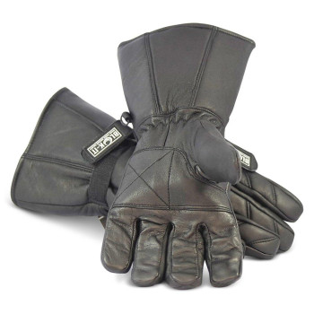 Blokit Leather Motorcycle Gloves Motorbike Gloves Windproof Waterproof Biker Gloves Gauntlet Motorcycle Gloves For Men W