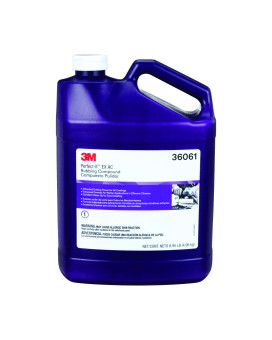 Perfectit 3M Ex Ac Rubbing Compound 36061 Fast Cutting High Performing 1 Gal 895 Lb