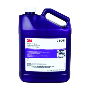 Perfectit 3M Ex Ac Rubbing Compound 36061 Fast Cutting High Performing 1 Gal 895 Lb