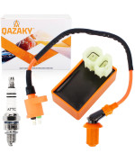 Qazaky Performance Ac Cdi Ignition Coil Spark Plug A7Tc Gy6 50Cc 80Cc 90Cc 110Cc 125Cc 150Cc 4Stroke Engines Scooter Atv