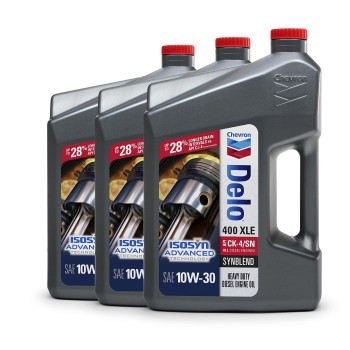 Delo 400 Xle Heavy Duty Synblend Diesel Engine Oil 10W30 1 Gallon Pack Of 3