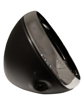 Emgo Lucas Style 7In Side Mount Headlight Shells Black 6665068