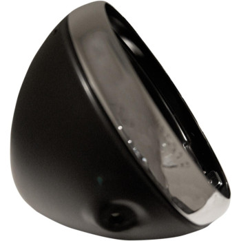 Emgo Lucas Style 7In Side Mount Headlight Shells Black 6665068