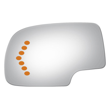 Flat Driver With Signal Side Mirror Replacement Glass For 20032006 Chevrolet Suburban 1500