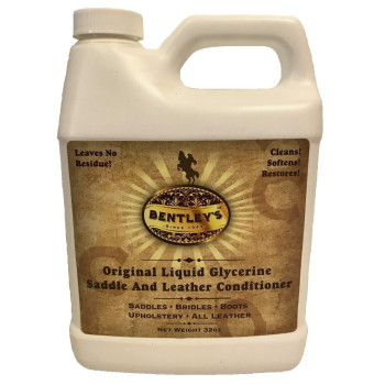 Bentley Liquid Glycerine Saddle Leather Conditioner Soap 32 Oz