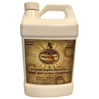 Bentley Liquid Glycerine Saddle Leather Conditioner Soap 128 Oz One Gallon