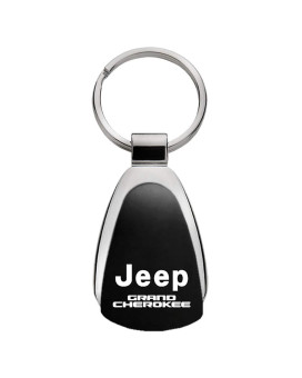 Automotive Gold Inc Jeep Grand Cherokee Black Tear Drop Key Chain