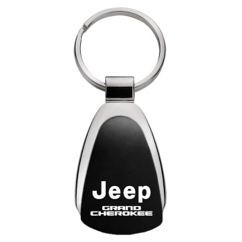 Automotive Gold Inc Jeep Grand Cherokee Black Tear Drop Key Chain