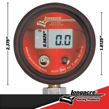 Longacre 5253097 0100 Psi Digital Tire Pressure Gauge