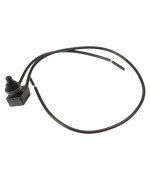 Hengs 270164 Roof Vent Push Button Switch With Wires Black