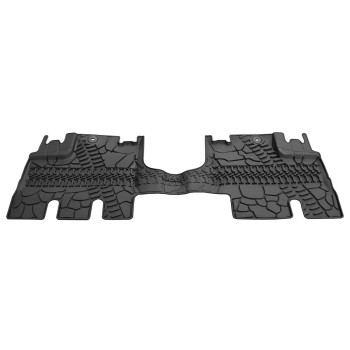 Mopar 82213860 Jeep Wrangler Unlimited 4Door Black Allweather 3Piece Floor Mat Set